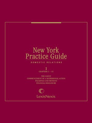 cover image of New York Practice Guide: Domestic Relations